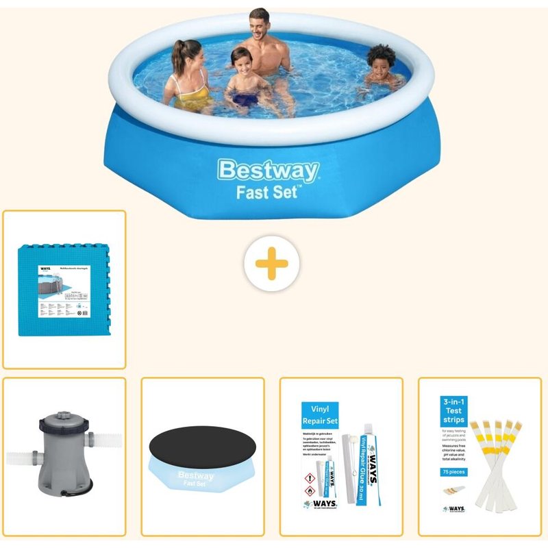 Bestway Fast Set Rund - 244x61 cm - 6-teilig S22625