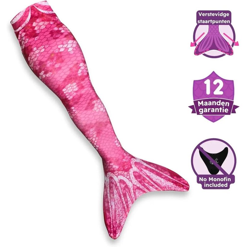 Separater Meerjungfrauenschwanz-Badeanzug Yuna - Rosa