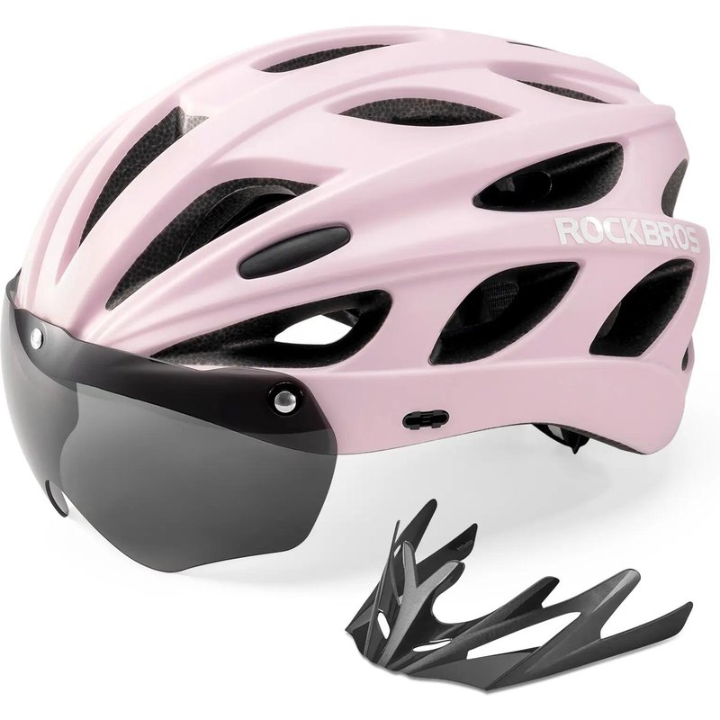 ROCKBROS MTB Fahrradhelm Magnet-Visier Abnehmbare Krempe