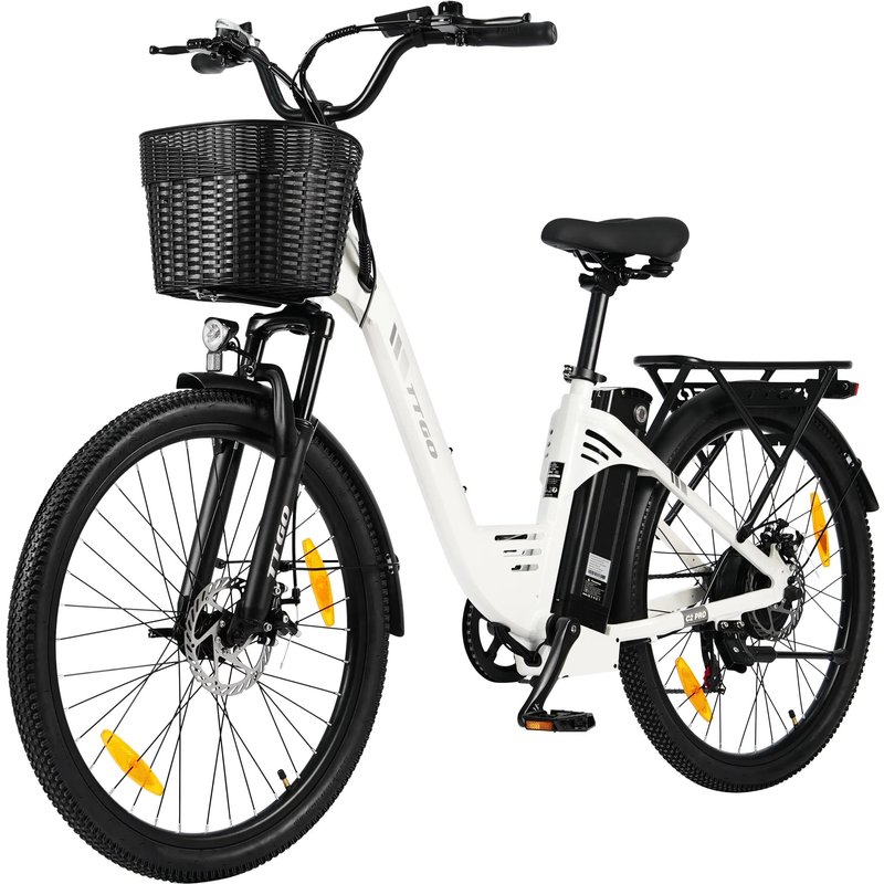 Elektrofahrrad für Erwachsene TTGO C2 Pro Akku 36V18Ah Reifen 26 Zoll