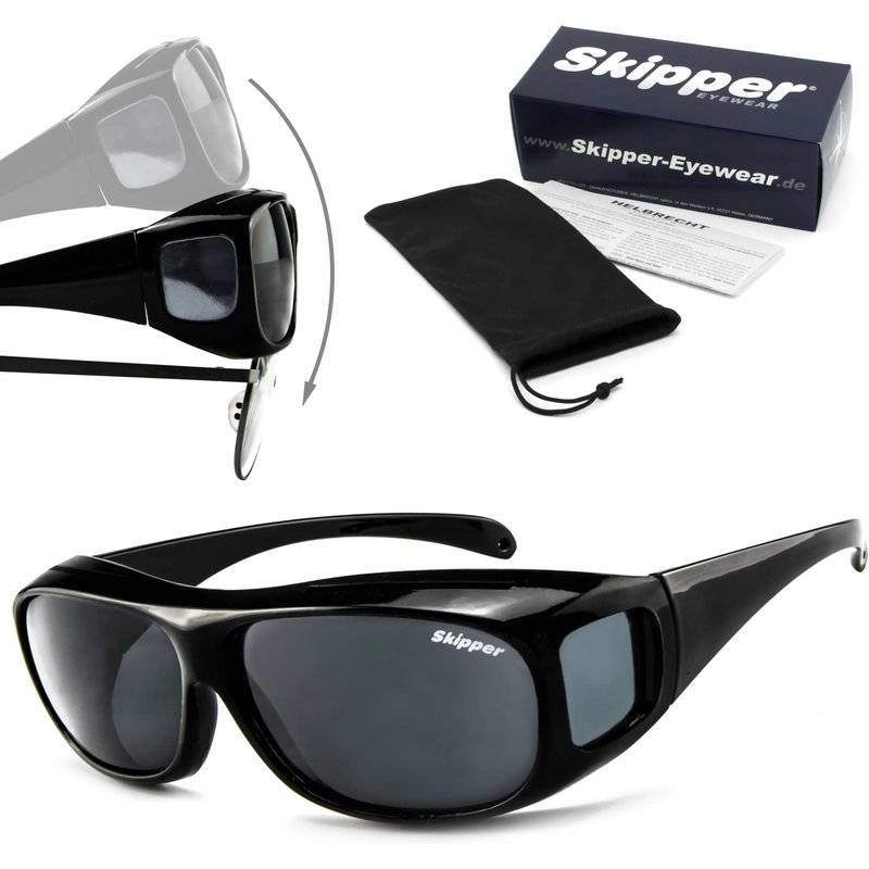Überbrille für Brillenträger | Skipper 14.0 | smoke | Überbrille | beschlagfrei