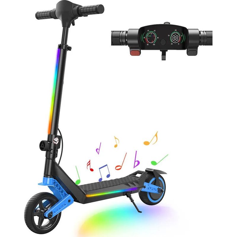 iScooter K6 Kinder-E-Scooter 16 km/h mit Doppel-Federung und 3 Modi