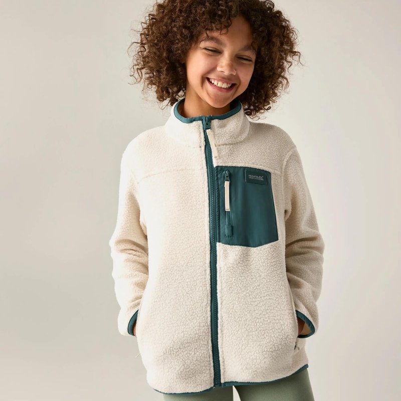 Kinder-Fleecejacke von Frankie, warm und mit durchgehendem Reißverschluss