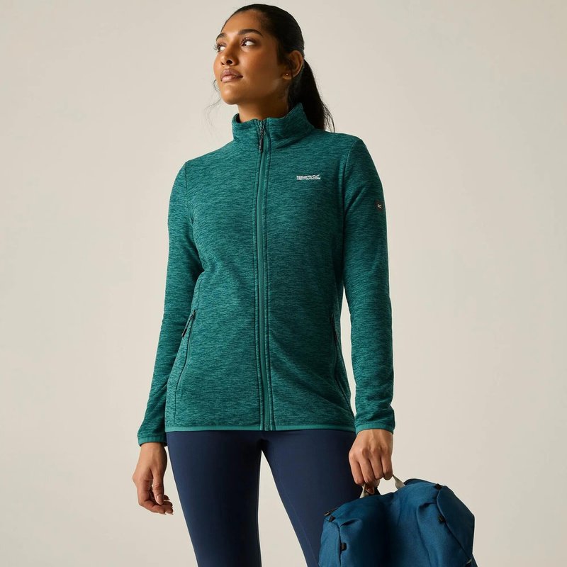 Damen-Fleecejacke Harrow mit durchgehendem Reißverschluss