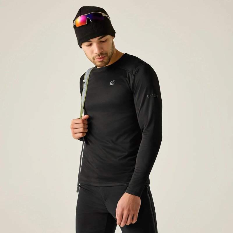 Ventura Grid Herren-Top mit Rundhalsausschnitt