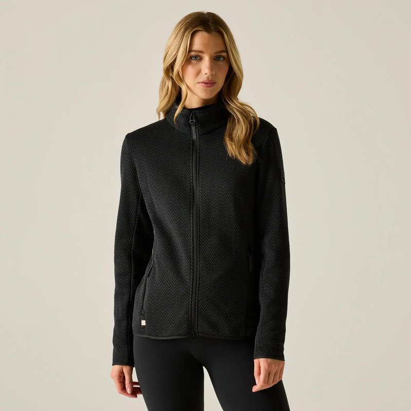 Damen-Fleecejacke Elzie mit durchgehendem Reißverschluss