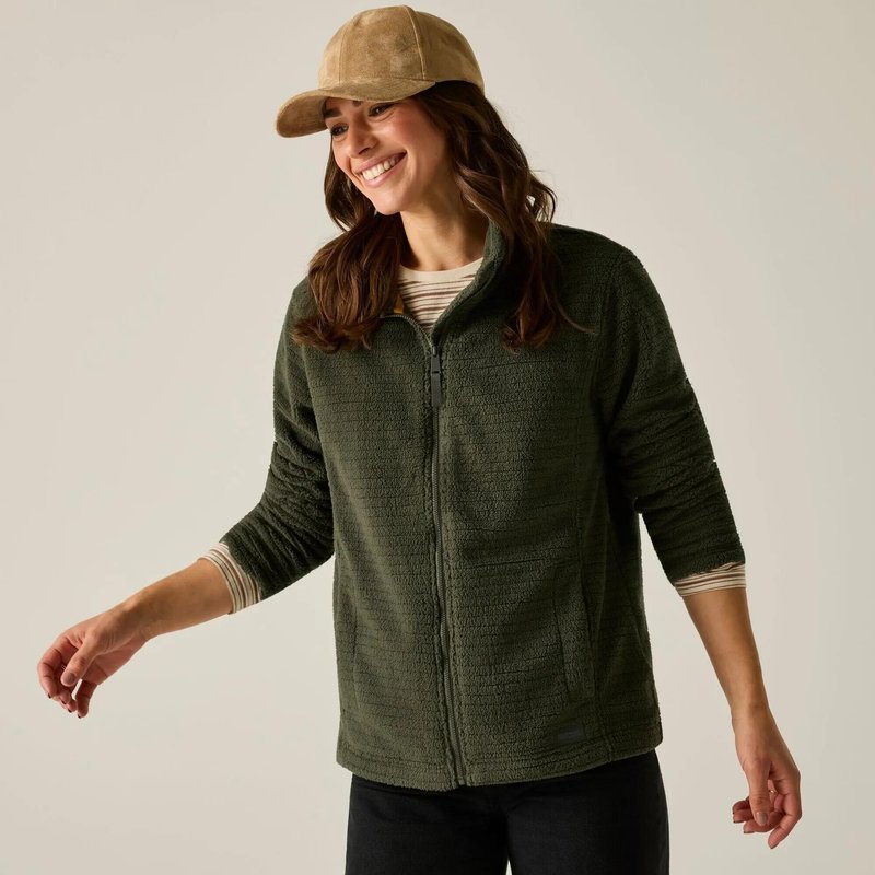 Damen-Fleecejacke Heidy mit durchgehendem Reißverschluss