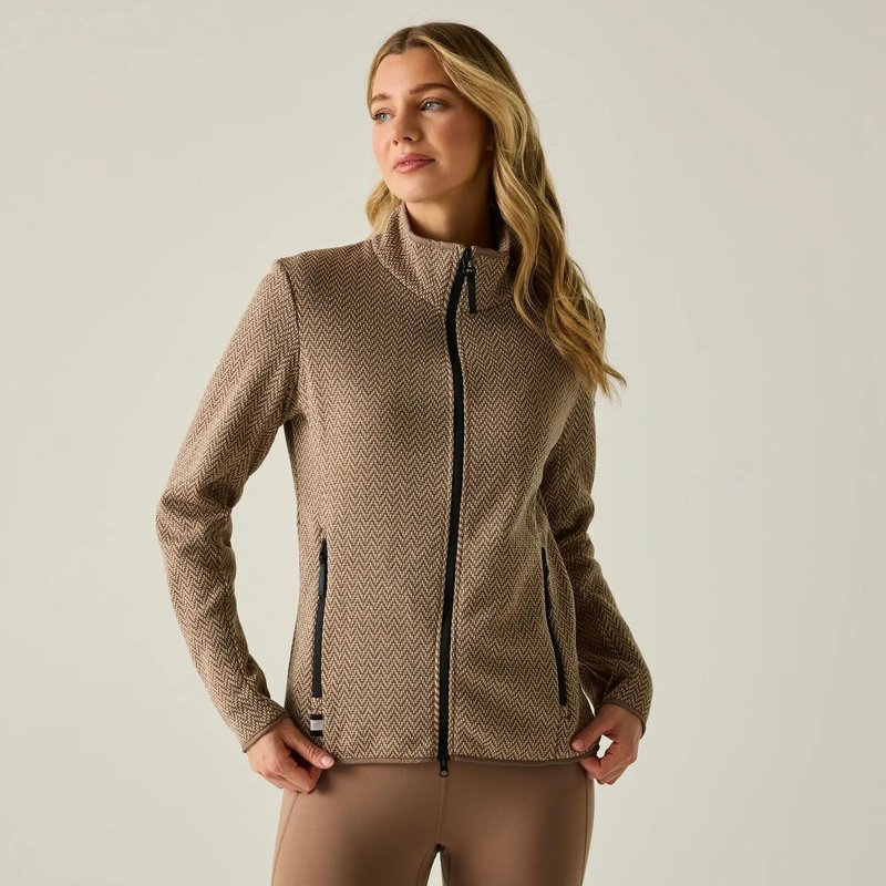 Damen-Fleecejacke Elzie mit durchgehendem Reißverschluss