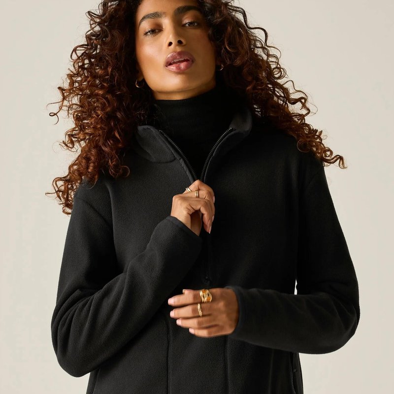 Damen-Fleecejacke Frankie mit halbem Reißverschluss