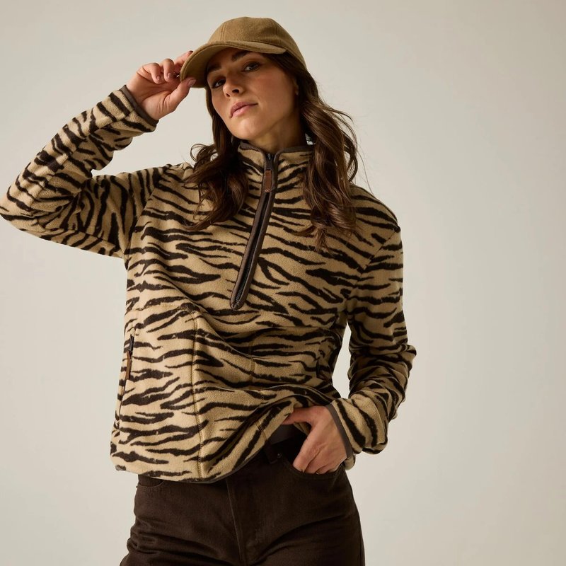 Damen-Fleecejacke Frankie mit halbem Reißverschluss