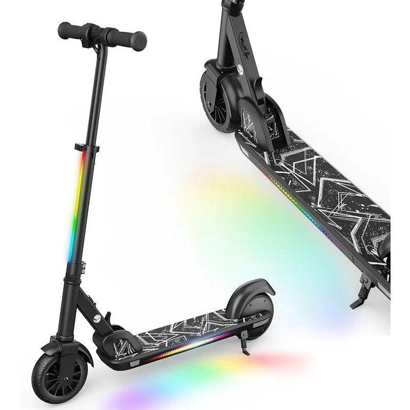 iScooter K4 Kinder-Elektroroller, Bluetooth, LED-Licht