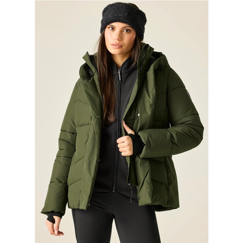 Damen Lustre gepolsterte Jacke