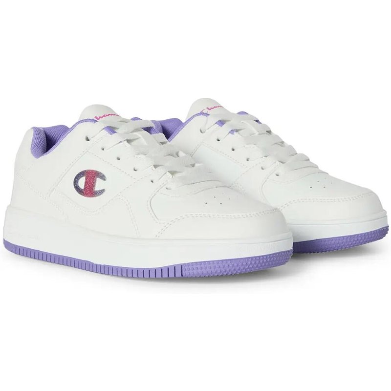 Champion Damen RD18 LOW G GS Sneaker White Violett