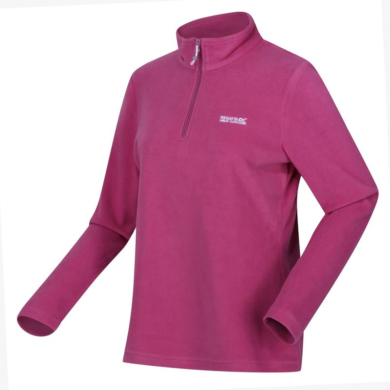 Sweethart Damen-Fleecejacke, leicht, mit halbem Reißverschluss, zum Wandern