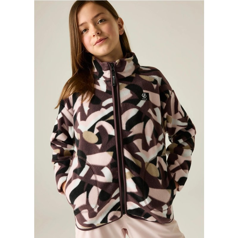 Kinder-Fleecejacke mit durchgehendem Reißverschluss