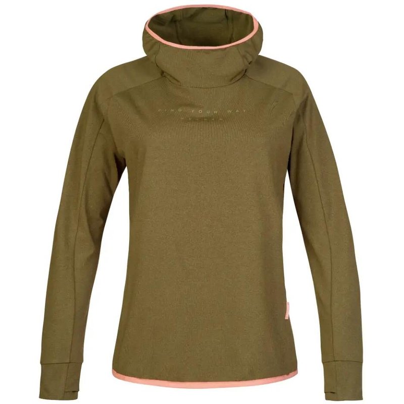 Damen-Fleece-Sweatshirt mit Kapuze und Stretch-Anteil „Hannah“
