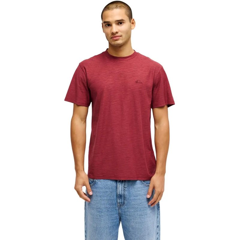 T-Shirt SLUB ROUNDNECK Rot Herren