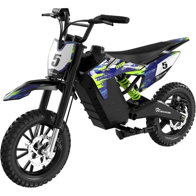 Elektromotorrad Kinder EV65M-14 Zoll-3 Gänge-20km Reichweite-Doppelfederung