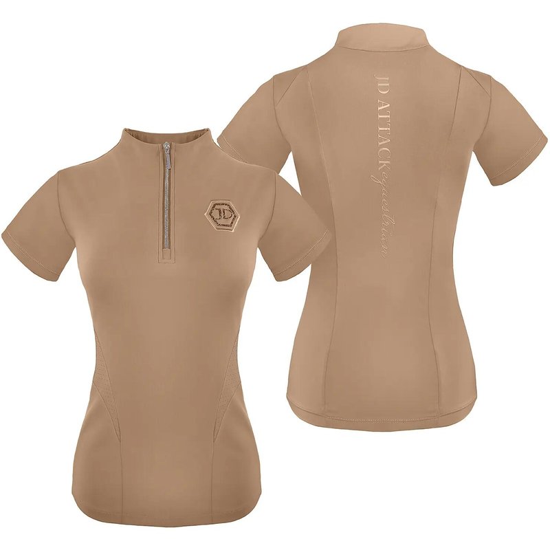 Damen Reitshirt Winter Sport Bellarose Beige XL