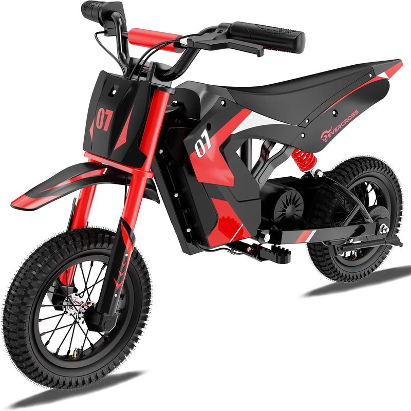 Elektromotorrad Kinder EV12M-12 Zoll-Federung - Trommelbremse-18km Reichweite