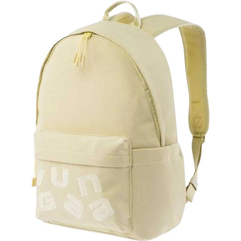 "Adeo" Rucksack, Mit großem Logo, Polyester, 19L Damen und Herren Beige/Gelb