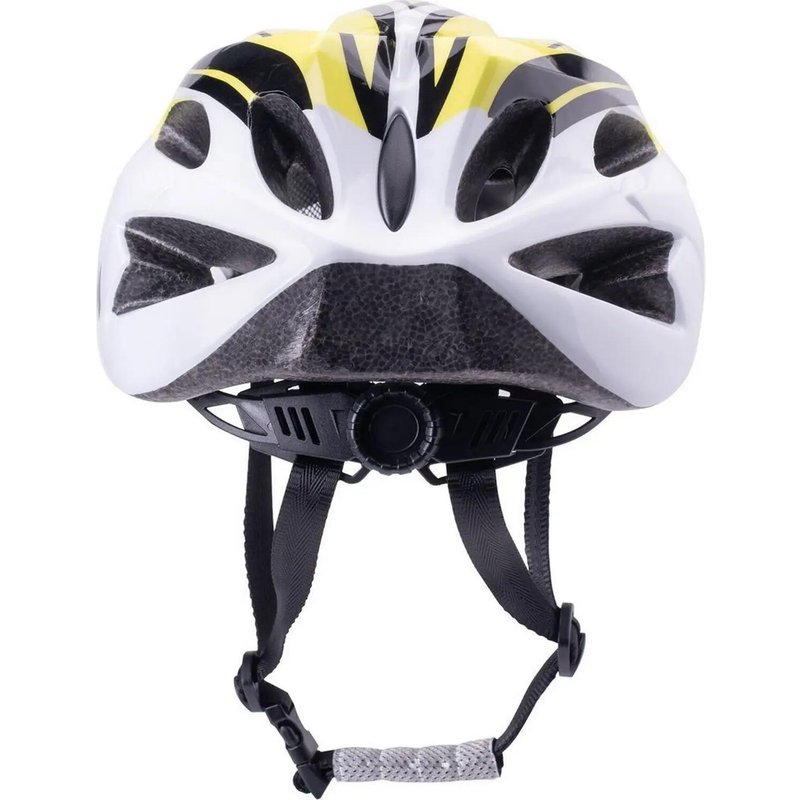 Helm "Gubbe" PC Plastik, EPSSchaum Damen und Herren Schwarz/Weiß/Limone
