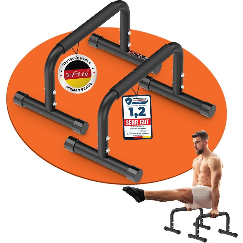 Parallettes verstellbar 30–35 cm, Calisthenics Equipment 200 kg
