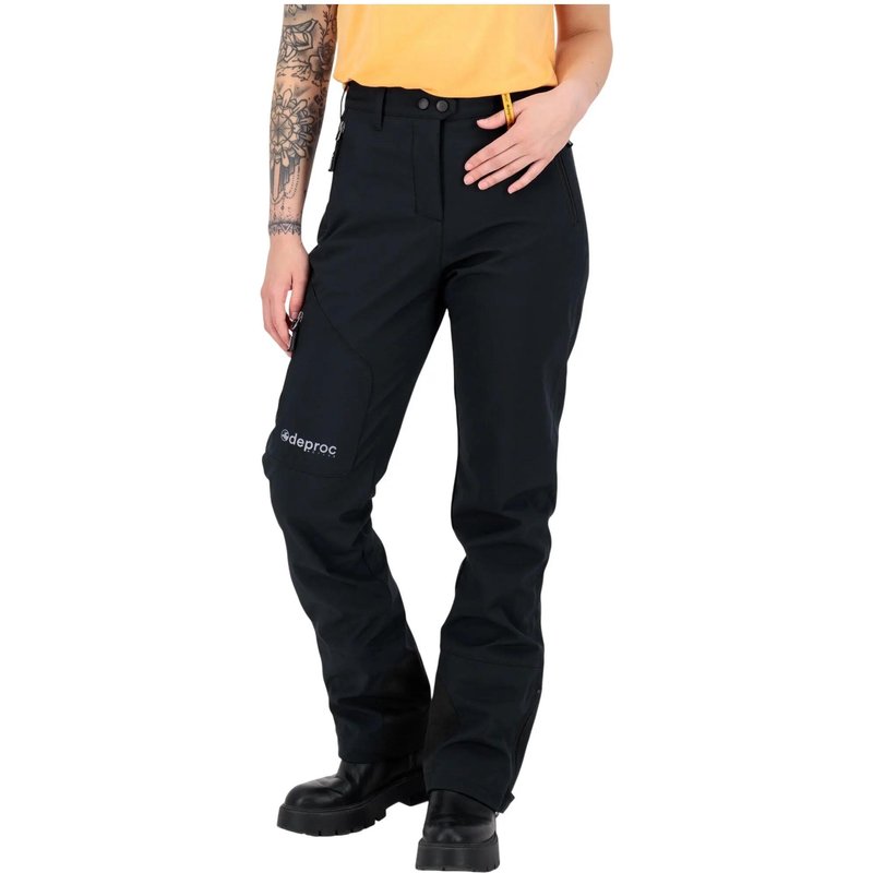 Damen - Winterwandern - Softshellhose - STERLING - schwarz