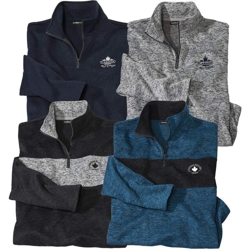 4er Pack Molton-Sweatshirts