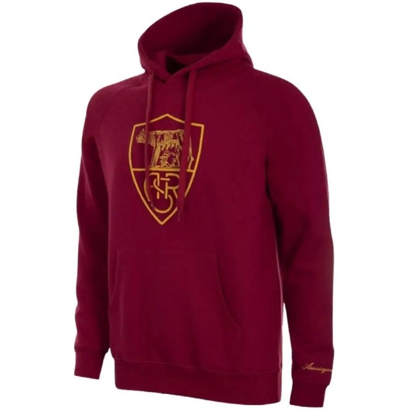 Herren - Kapuzensweatshirt - AS Rom Heritage - Rot