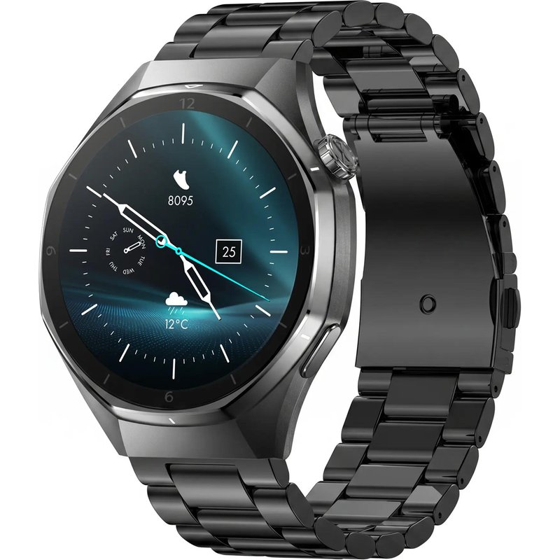 Smartwatch Forever SW-720 zBase Bluetooth 5.3 AMOLED IP68 Marineblau