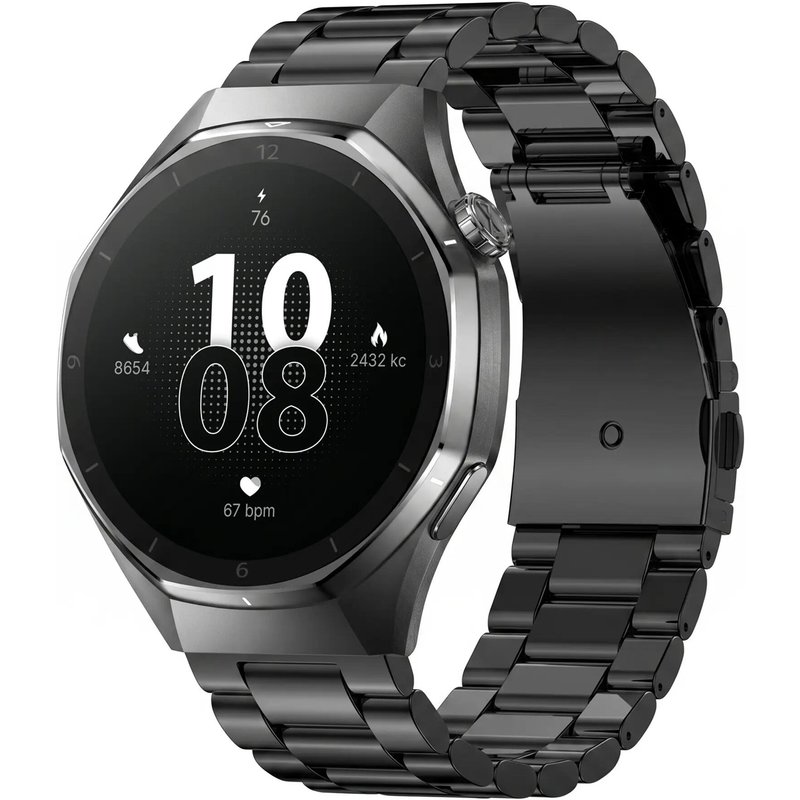 Smartwatch Forever SW-720 xBase Bluetooth 5.3 AMOLED IP68 Schwarz