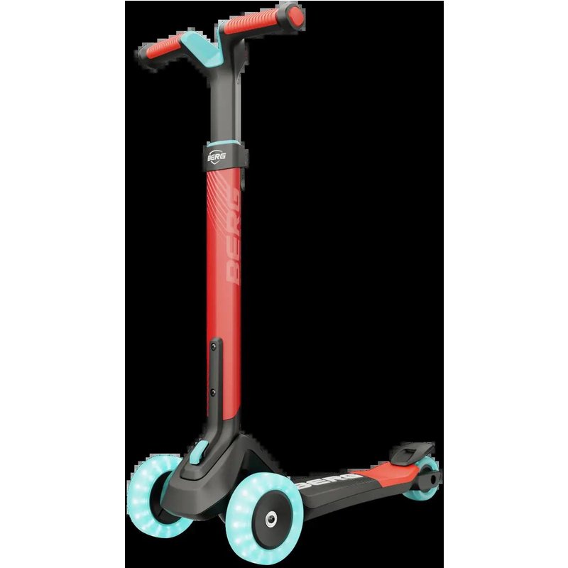 Roller für Kinder, 2+ Jahre, Klappbar, LED, Nexo Rot