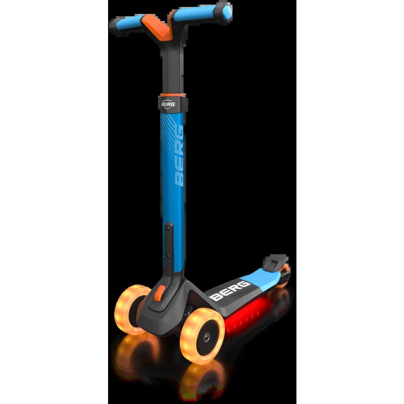 Roller für Kinder, 2+ Jahre, Klappbar, LED-Deck, Nexo Blau