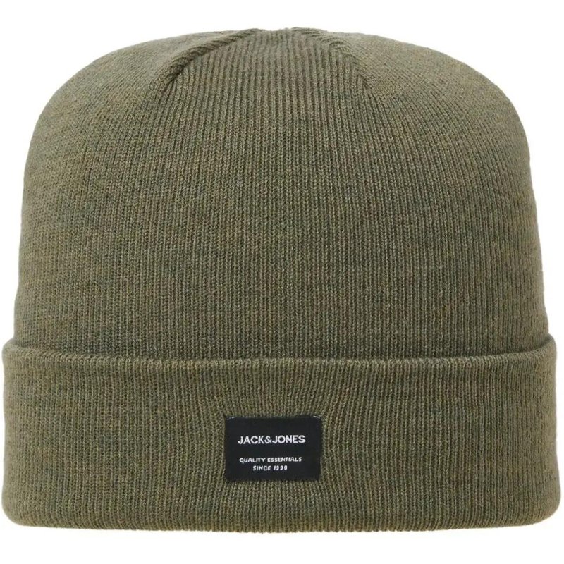 Herrenmütze JACDNA Strick Dusty Olive