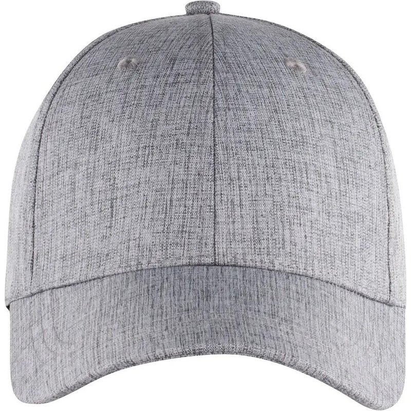 clique Melange Cap 6‑Panel Cap aus Polyester grau meliert