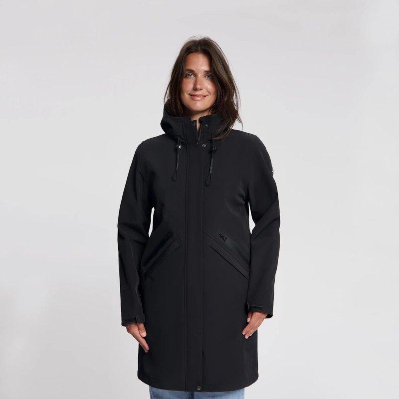 Nilda Damen – Softshell-Jacke – Wasserdicht – Schwarz