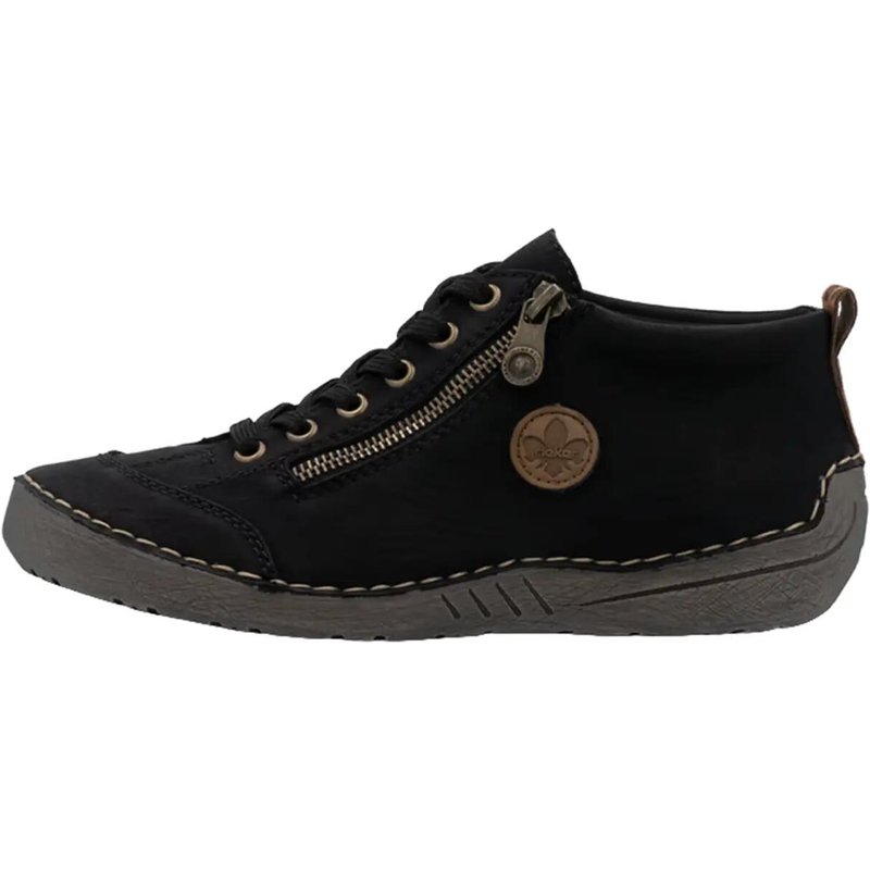 Rieker Damen Sneaker Low Halbschuhe Schuhe 52514-00 Schwarz