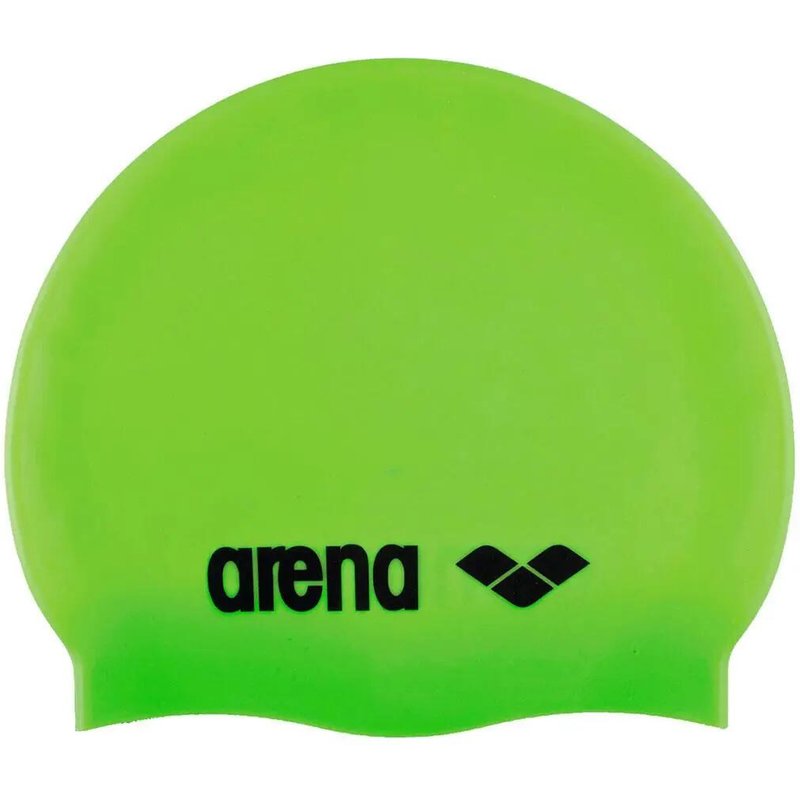 Arena Classic Silicone Junior Schwimmkappe - Limettengrün