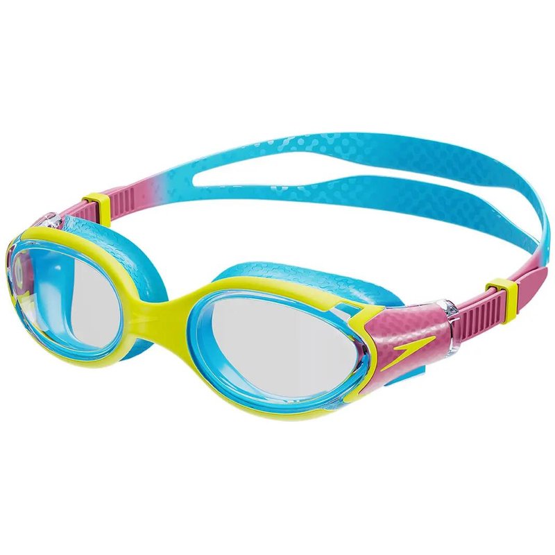 Speedo Junior Biofuse 2.0 Schwimmbrille - Klar/Gelb/Pink