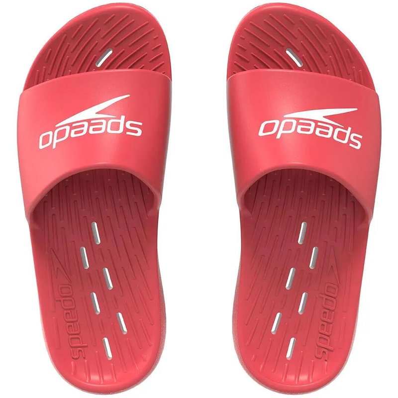 Speedo Herren Slides EVA Rot/Weiß UK 10