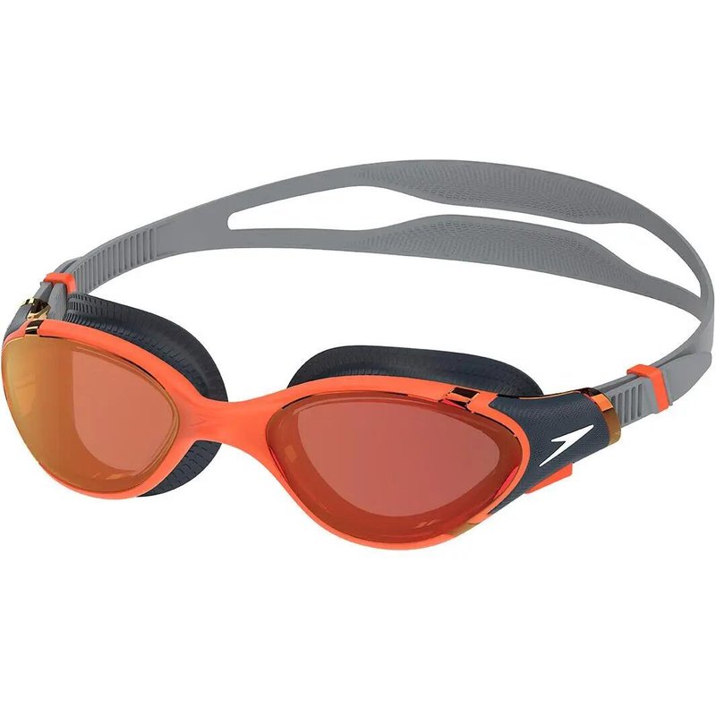 Speedo Biofuse 2.0 verspiegelte Skibrille – Orange/Grau