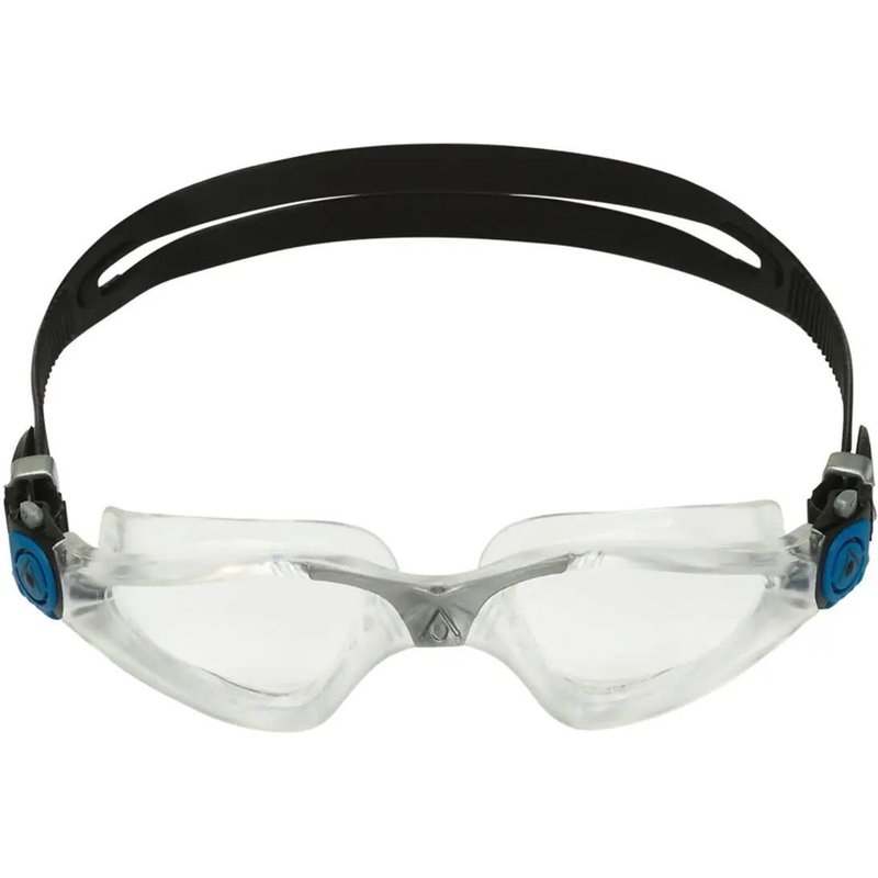 Aquasphere Kayenne Skibrille mit klaren Gläsern – Silber/Blau