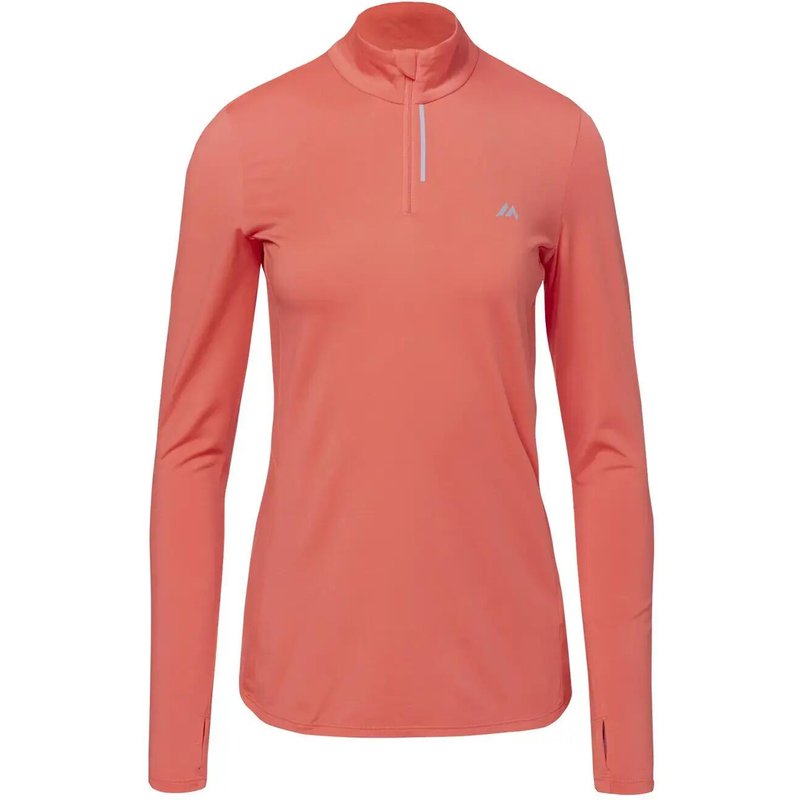 1/4-Zip-Trainingsoberteil, Damen Martes Essentials Runlo