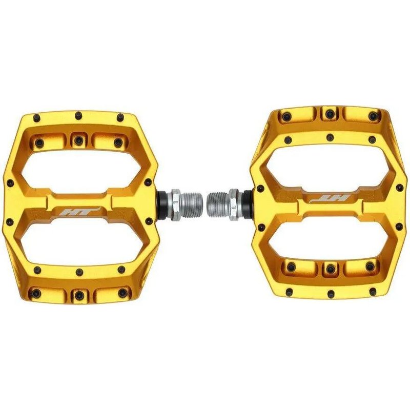 Paar flache Pedale HT Components Spider AF03 Gold