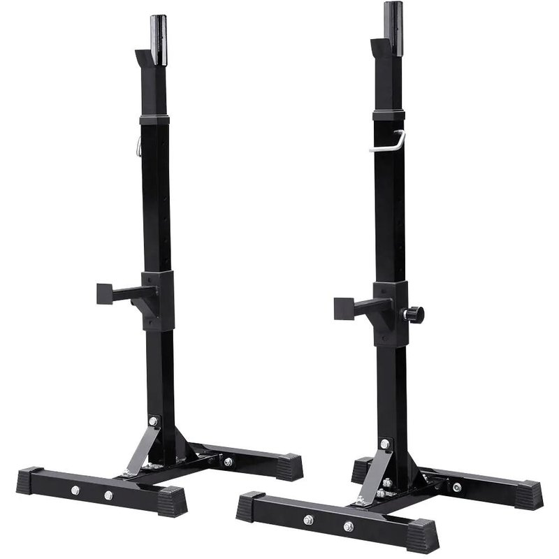 Höhenverstellbarer Langhantelständer | Squat Rack Schwarz