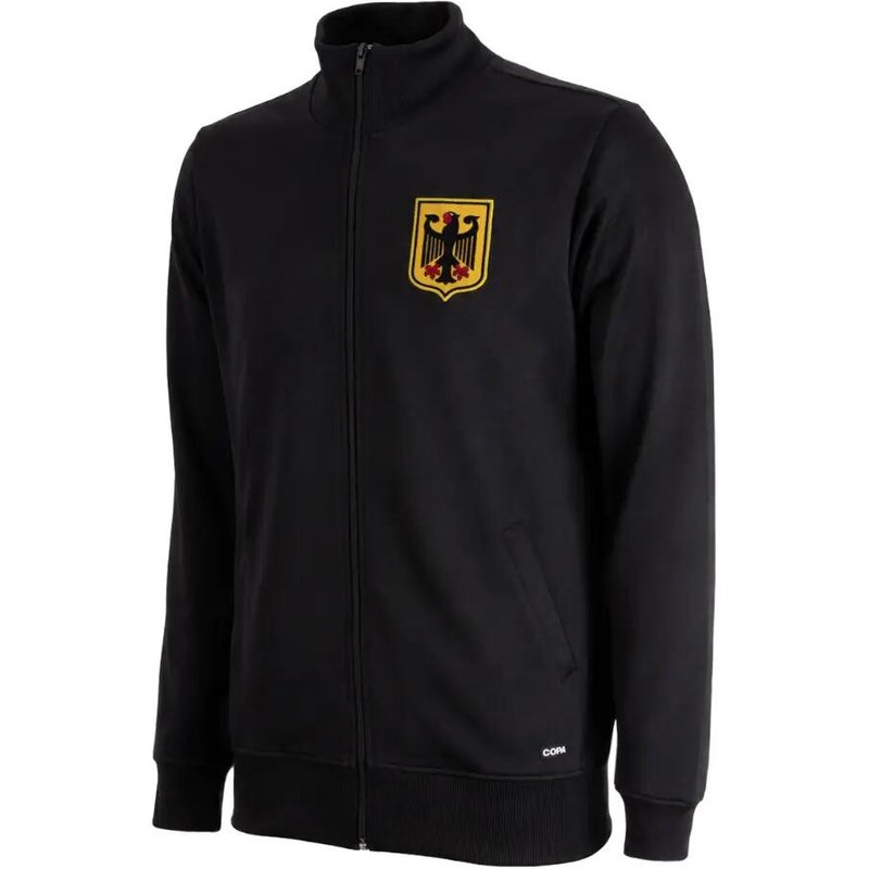 Deutschland 1960's - Retro Fußballjacke - Schwarz – COPA Football