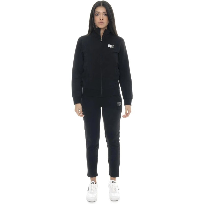 Trainingsanzug Damen Leone 1947 Apparel Baumwolle Reißverschluss