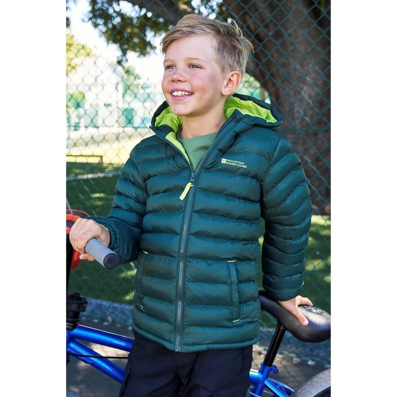 Kinder Winterwandern Steppjacke Wasserabweisend Leicht Kapuze - Seasons II