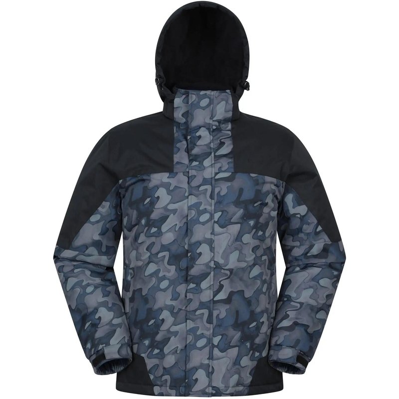 Herren Skijacke Gemustert Wasserabweisend Warmfutter - Shadow II